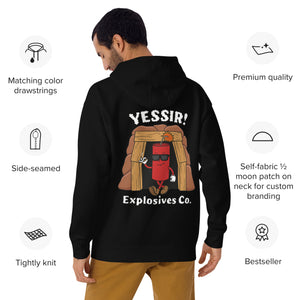 Yessir! Explosives Co. Premium Embroidered Hoodie