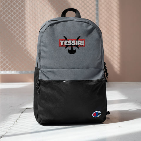 Yessir! Classic Embroidered Champion Backpack