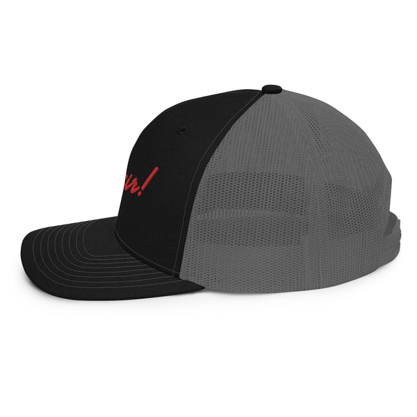 Yessir! Cursive Trucker Cap