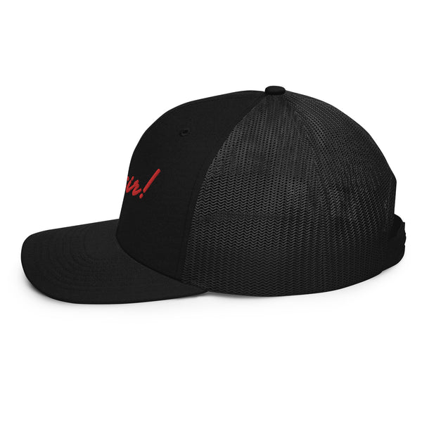 Yessir! Cursive Trucker Cap