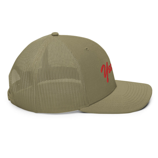 Yessir! Cursive Trucker Cap