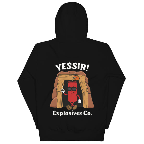 Yessir! Explosives Co. Premium Embroidered Hoodie