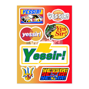 Yessir! Sticker Sheet