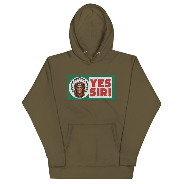 Yessir! Indian Premium Embroidered Hoodie