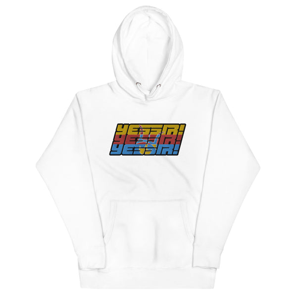 Yessir! Triple Color Premium Embroidered Hoodie